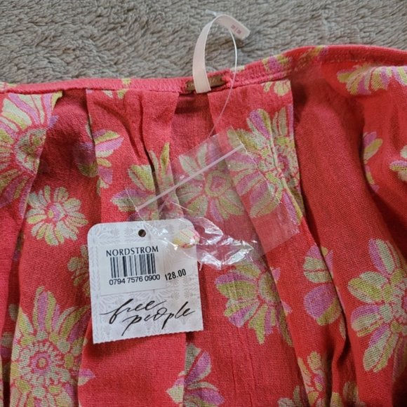 Free People Indigo Molly Floral Tunic size medium - Picture 10 of 13